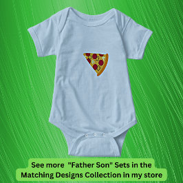 Pizza Slice, Matching Father Son, Dad Boy Romper