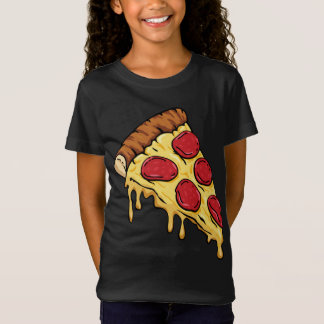 Pizza Slice met Pepperoni en Cheese Cartoon Illu T-shirt