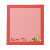 Pizza Slice Notitieblok (Voorkant)