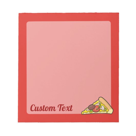 Pizza Slice Notitieblok (Voorkant)