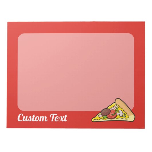 Pizza Slice Notitieblok (Voorkant)