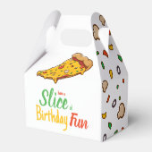 Pizza, Slice of Birthday fun, kawaii Bedankdoosjes (Achterkant)