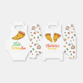 Pizza, Slice of Birthday fun, kawaii Bedankdoosjes (Uitgevouwen)