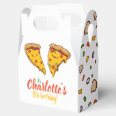 Pizza, Slice of Birthday fun, kawaii Bedankdoosjes (Geopend)