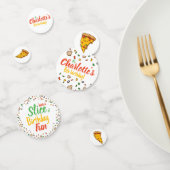 Pizza, Slice of Birthday fun, kawaii Confetti (Groep)