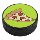Pizza-slice-ontwerp Hockey Puck (3/4)
