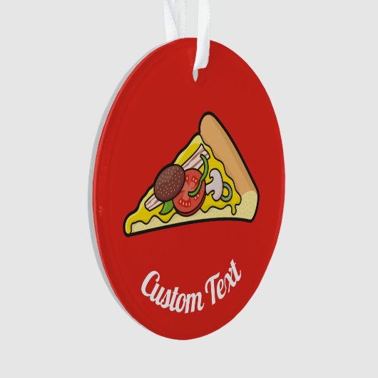 Pizza Slice Ornament (voorkant)
