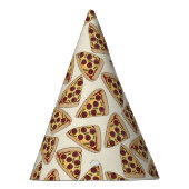 Pizza slice paper party pet feesthoedjes (Rechts)