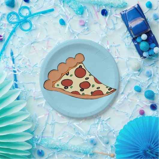 Pizza slice-papier bord (Feest)