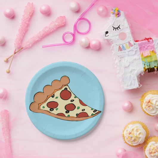 Pizza slice-papier bord (Feest)