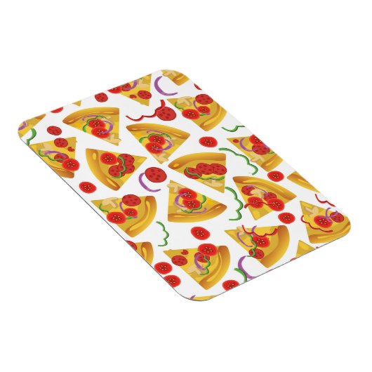 Pizza Slice Patroon Magneet (Rechterzijde)