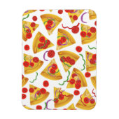 Pizza Slice Patroon Magneet (Verticaal)