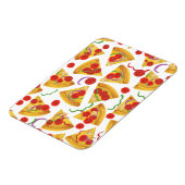 Pizza Slice Patroon Magneet (Linkerzijde)