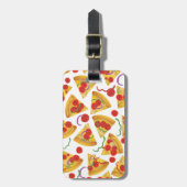 Pizza Slice Pattern Bagagelabel (Voorkant verticaal)