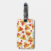 Pizza Slice Pattern Bagagelabel (Achterkant verticaal)