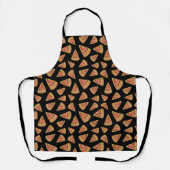 Pizza Slice Pattern Black Schort (Voorkant)