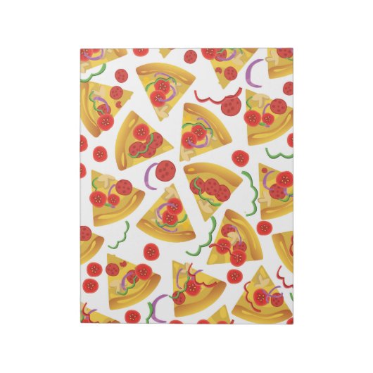 Pizza Slice Pattern Notitieblok (Linkerzijde)