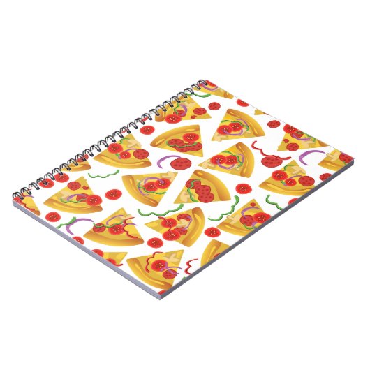 Pizza Slice Pattern Notitieboek (Linkerzijde)