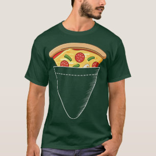 Pizza Slice Pocket T-shirt Cool Italy Food Lover T