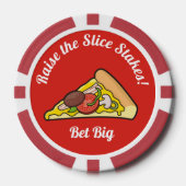 Pizza slice poker chips (Voorkant)