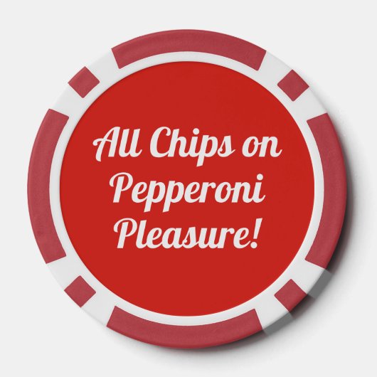 Pizza slice poker chips (Achterkant)