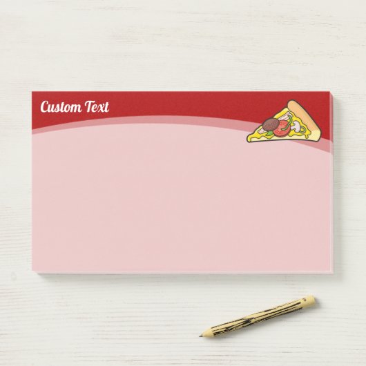 Pizza Slice Post-it® Notes (Op bureau)