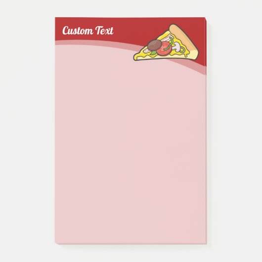 Pizza Slice Post-it® Notes (Voorkant)
