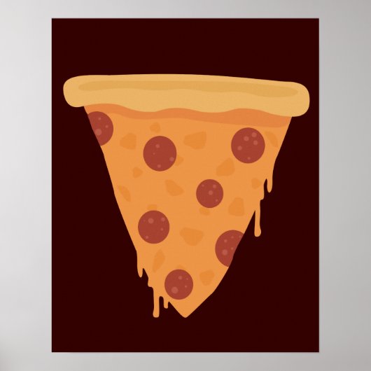 Pizza Slice Poster (Voorkant)