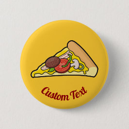 Pizza slice ronde button 5,7 cm