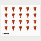 Pizza Slice Ronde Sticker (Vel)