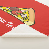 Pizza Slice Sherpa Blanket Deken (3/4)