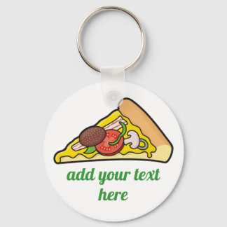 Pizza slice sleutelhanger