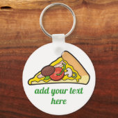 Pizza slice sleutelhanger (Voorkant)
