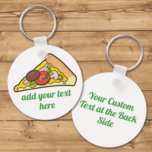 Pizza slice sleutelhanger