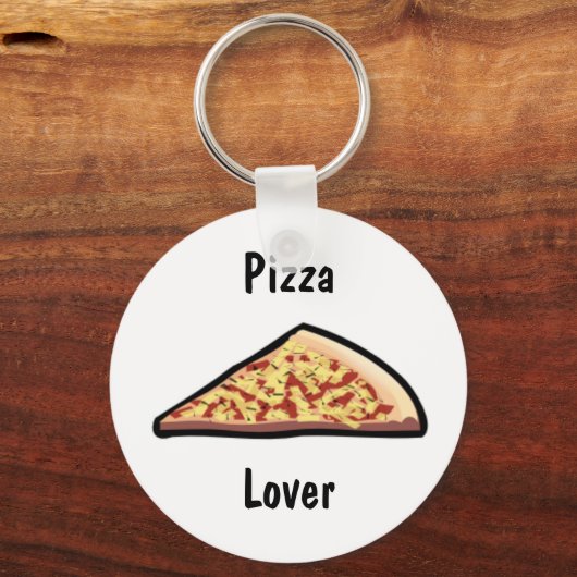 Pizza Slice Sleutelhanger (Voorkant)
