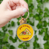 Pizza Slice-Sleutelhanger Sleutelhanger (Hand)