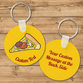 Pizza Slice-Sleutelhanger Sleutelhanger