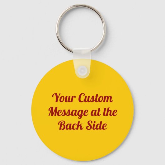 Pizza Slice-Sleutelhanger Sleutelhanger (Achterkant)