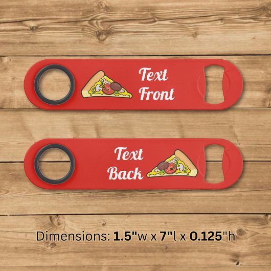 Pizza slice snel flessenopener speed flessenopener