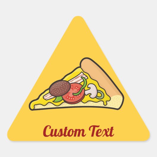Pizza slice sticker (Voorkant)