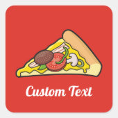 Pizza Slice Sticker (Voorkant)