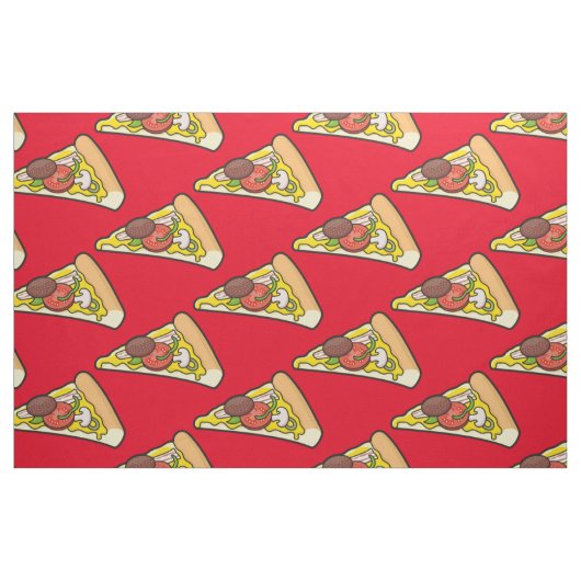 Pizza slice stof (Fat Quarter)