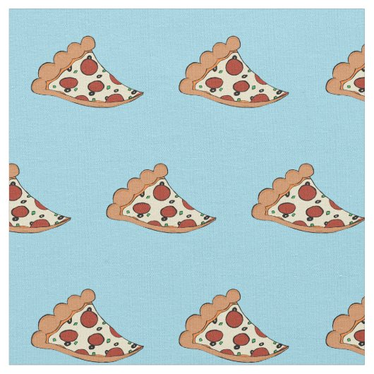 Pizza slice stof (Close Up)