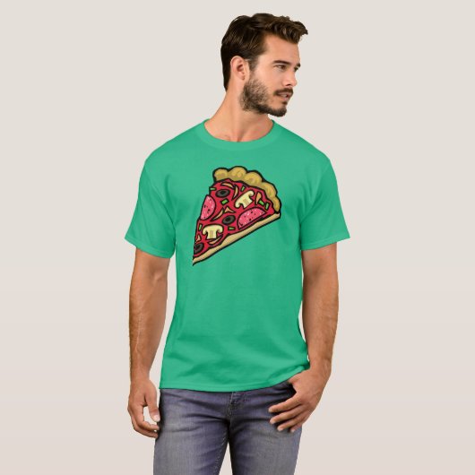 Pizza slice t-shirt (Voorkant volledig)