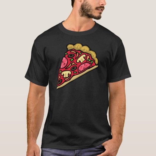 Pizza slice t-shirt (Voorkant)