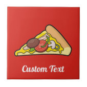 Pizza Slice Tile Tegeltje (Voorkant)