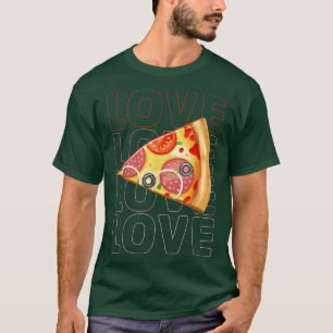 Pizza Slice Valentijnse Couples die overeenkomen m T-shirt