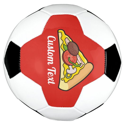 Pizza Slice Voetbal (Gedraaid)