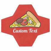 Pizza Slice Voetbal (Enkel)