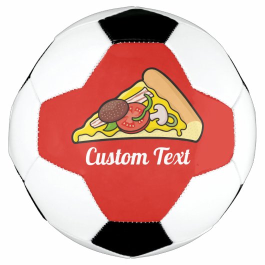 Pizza Slice Voetbal (Voorkant)